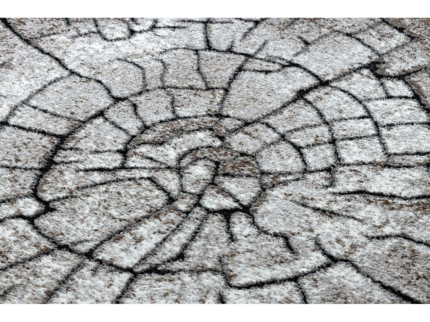 Tapijt modern COZY 8875 Wood, boomstam - Structureel, twee poolhoogte  160x220 cm