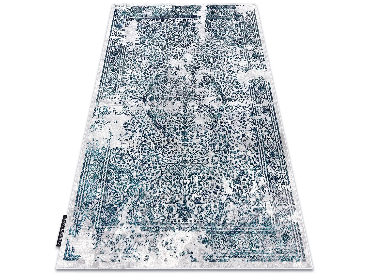 Tapijt DE LUXE modern 2082 Ornament vintage gewreven - Structureel cr� 160x220 cm