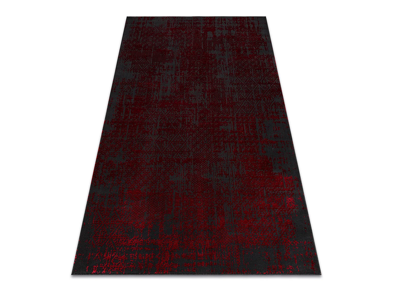 Tapis VINCI 1409 moderne Ornement vintage - Structural rouge 180x270 cm