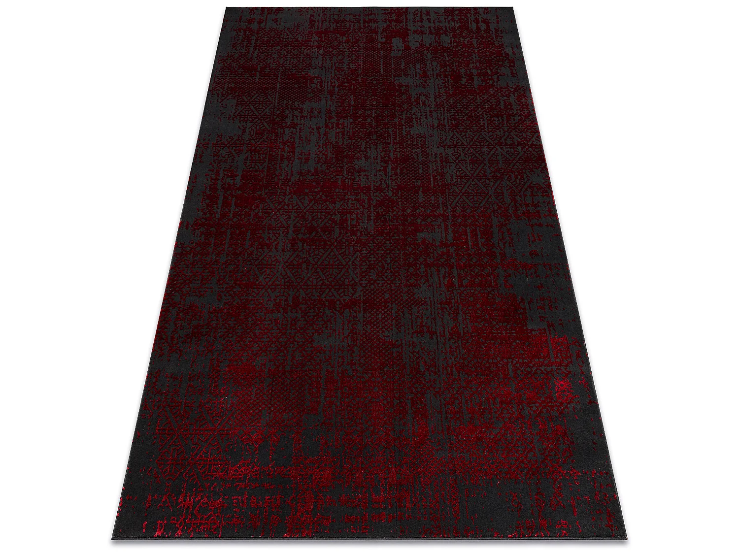 Tapis VINCI 1409 moderne Ornement vintage - Structural rouge 180x270 cm