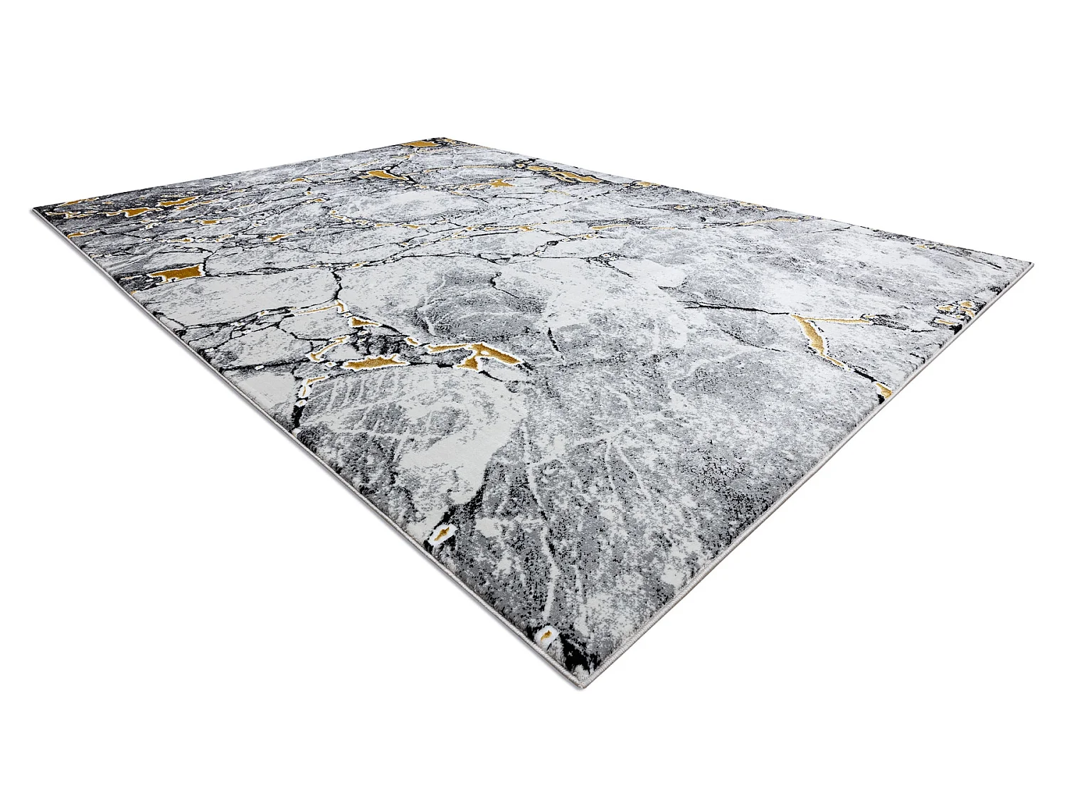 Tapis GLOSS moderne  528A 58 Marbre, calcul, élégant, glamour Ivoire 280x370 cm