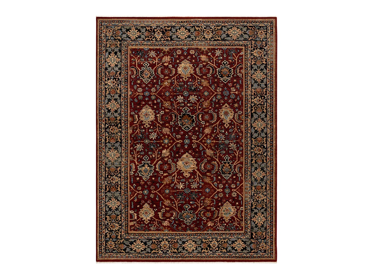 Tapijt KESHAN oosters klassiek 7522/53588 beige / kastanjebruin / blau 120x145 cm