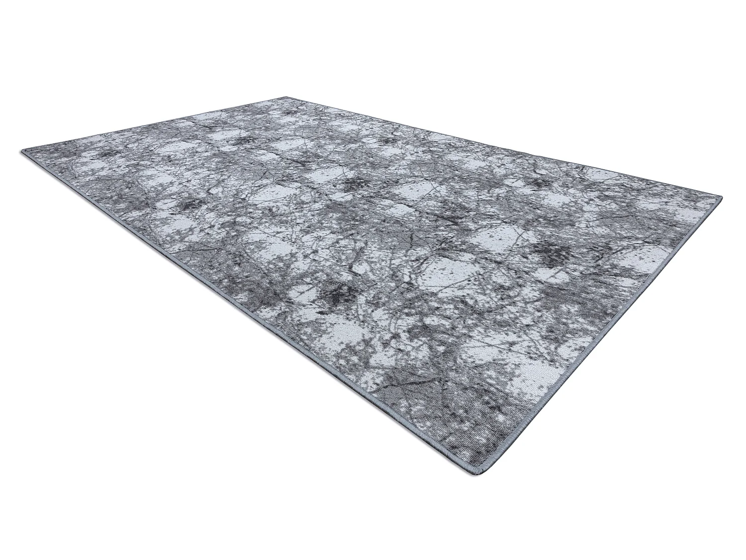 Tapis CONCRETE Béton gris 400x600 cm