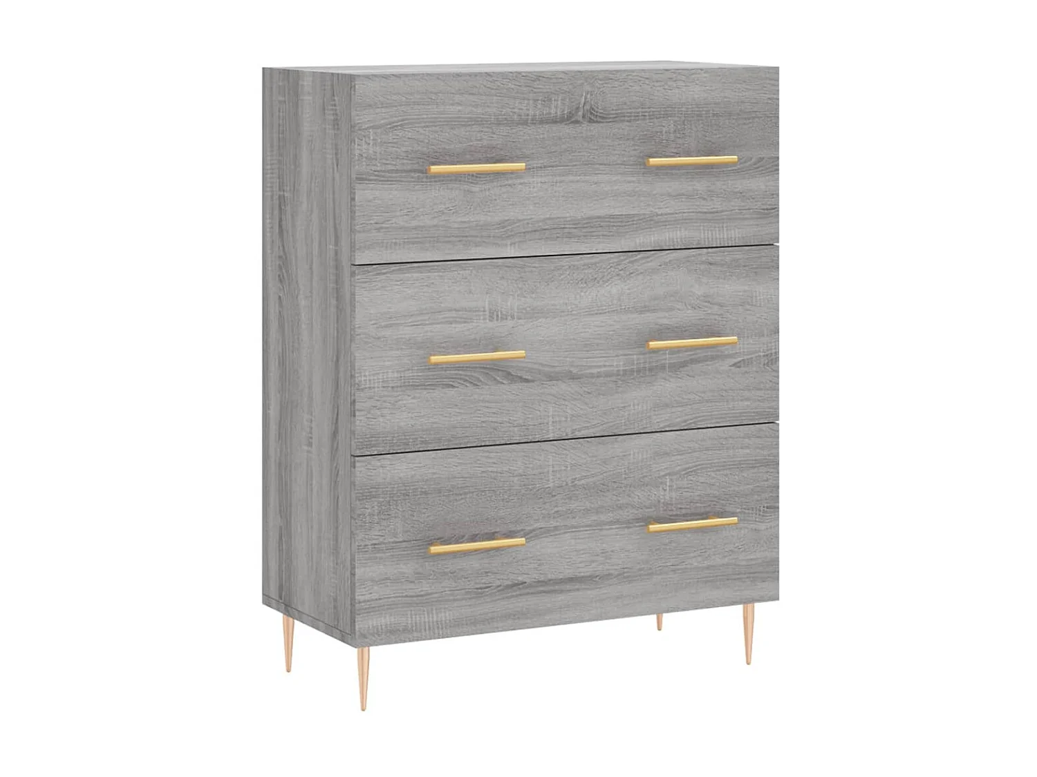 Sideboard Grau Sonoma - Lowboard 69,5x34x90 cm Holzwerkstoff -RM25438