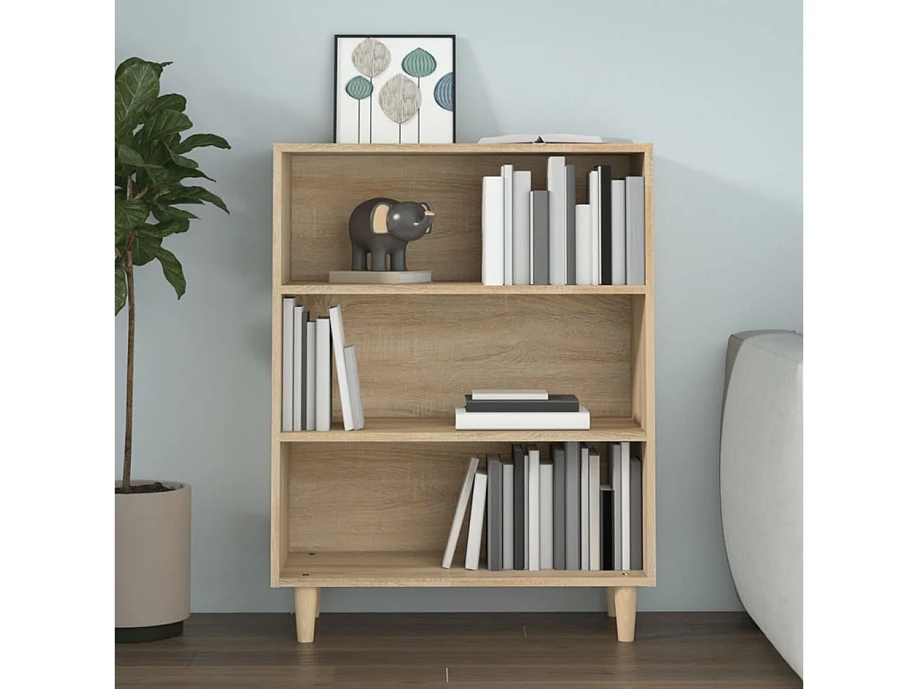Sideboard Anrichte Sonoma-Eiche 69,5x32,5x90 cm Holzwerkstoff -RM47471