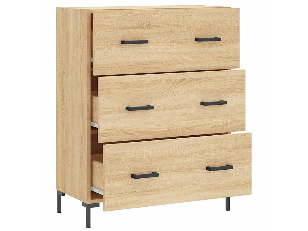 Sideboard Anrichte Sonoma-Eiche 69,5x34x90 cm Holzwerkstoff -RM44659