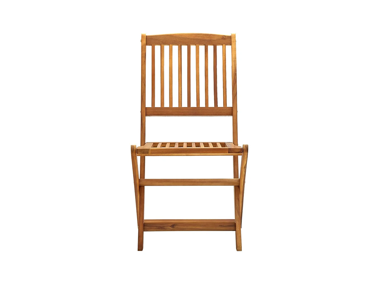 Klappbare Gartenstühle 2 Stk.| Outdoor-Stuhl Massivholz Akazie -gkd822549