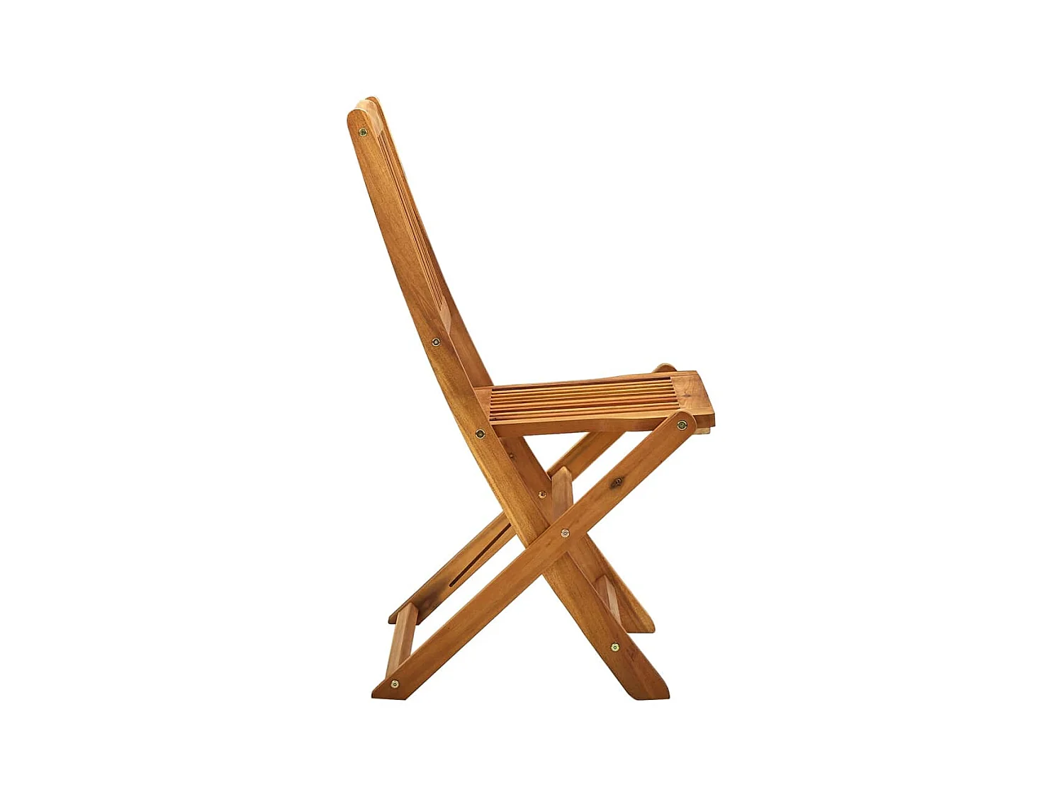 Klappbare Gartenstühle 2 Stk.| Outdoor-Stuhl Massivholz Akazie -gkd822549