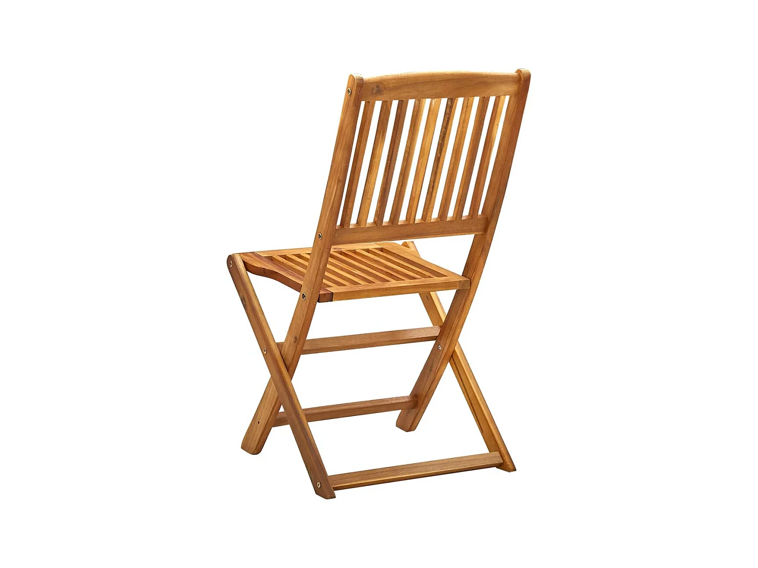 Klappbare Gartenstühle 2 Stk.| Outdoor-Stuhl Massivholz Akazie -gkd822549