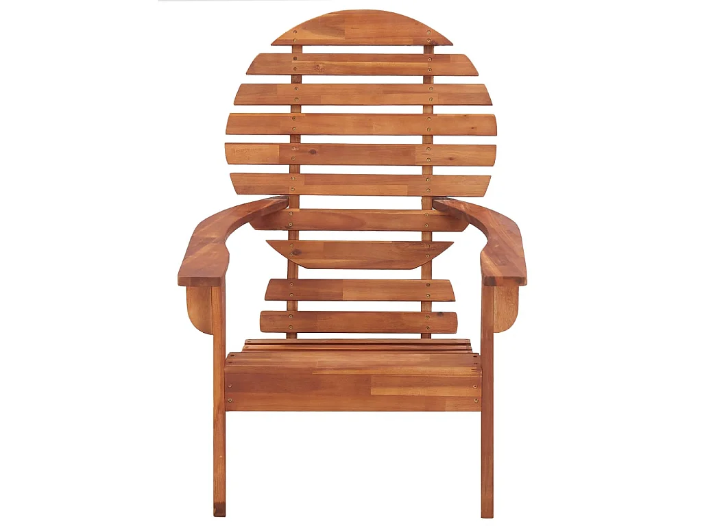 Chaise Adirondack Bois d'acacia massif SEF80026