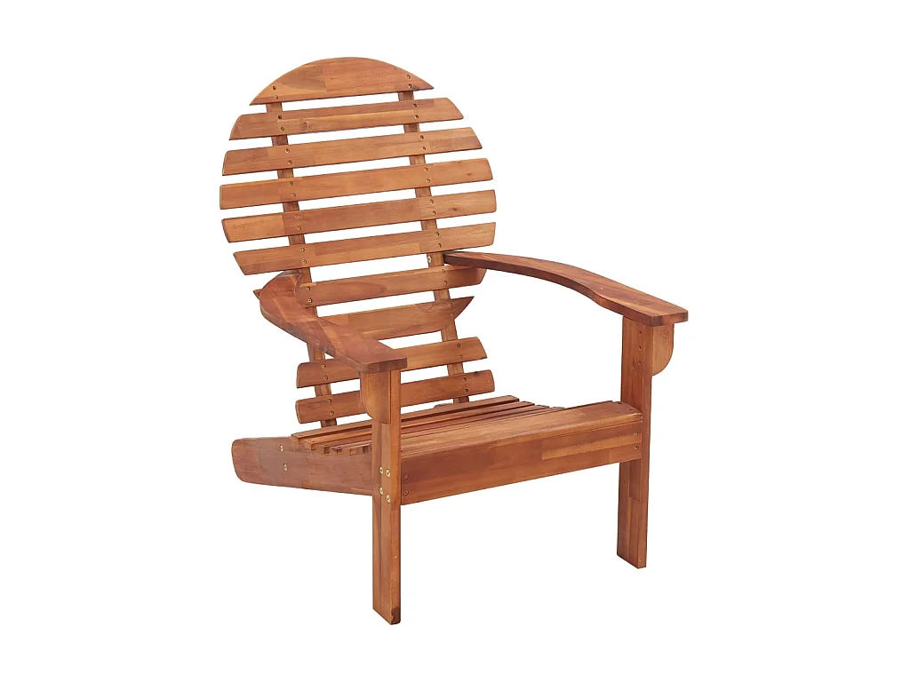 Chaise Adirondack Bois d'acacia massif SEF80026