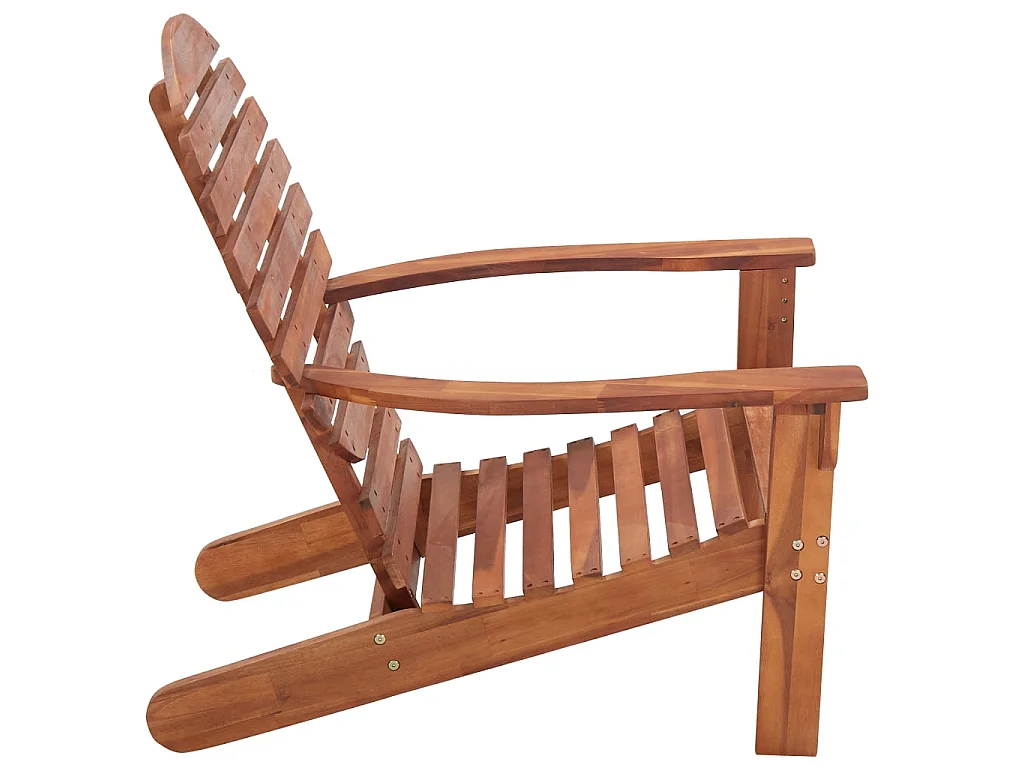 Chaise Adirondack Bois d'acacia massif SEF80026