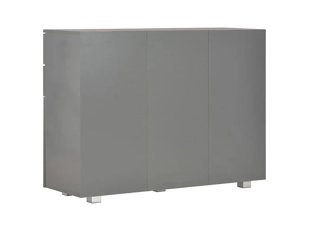 Sideboard Lowboard - Hochglanz-Grau 107x35x80,5 cm -RM88333