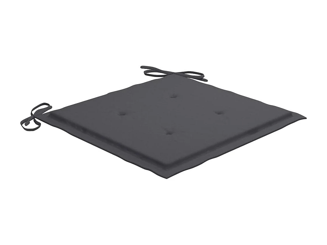 Klappbare Gartenstühle 4 Stk.| Outdoor-Stuhl mit Sitzkissen Massivholz Akazie -gkd479008