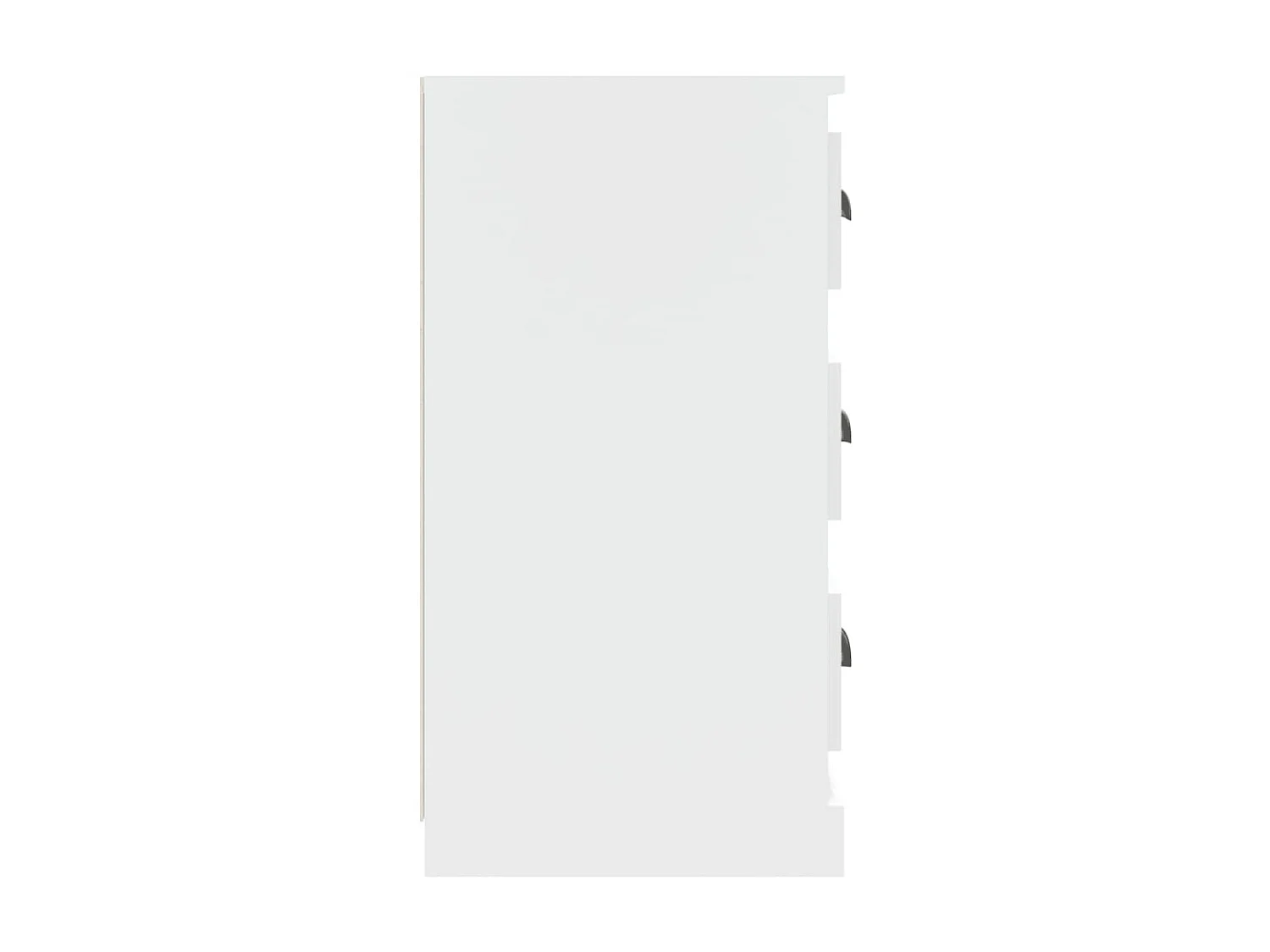 Sideboards im 2er-Set Lowboards Weiß Holzwerkstoff -RM26418