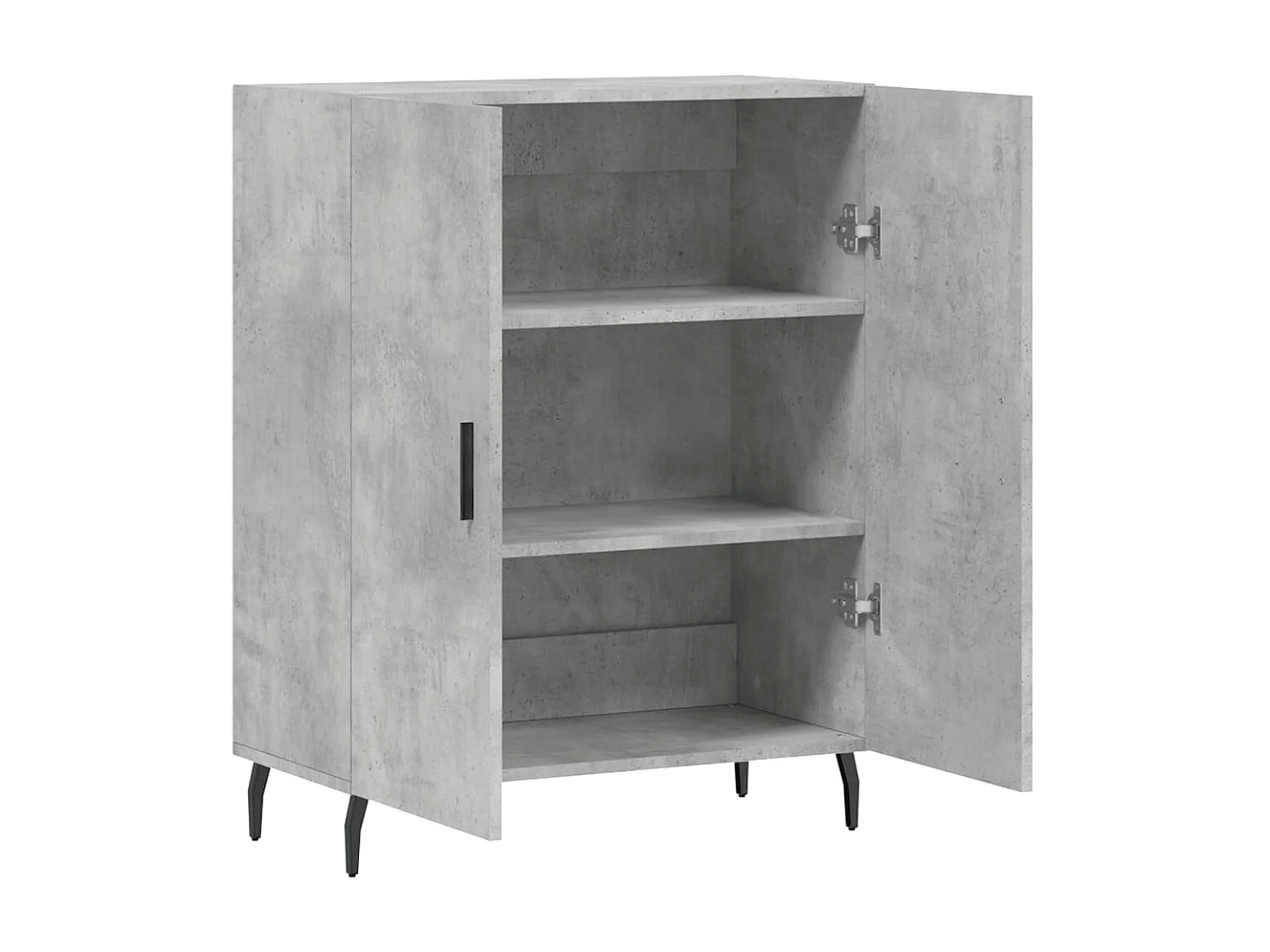 Sideboard Lowboard - Betongrau 69,5x34x90 cm Holzwerkstoff -RM38724