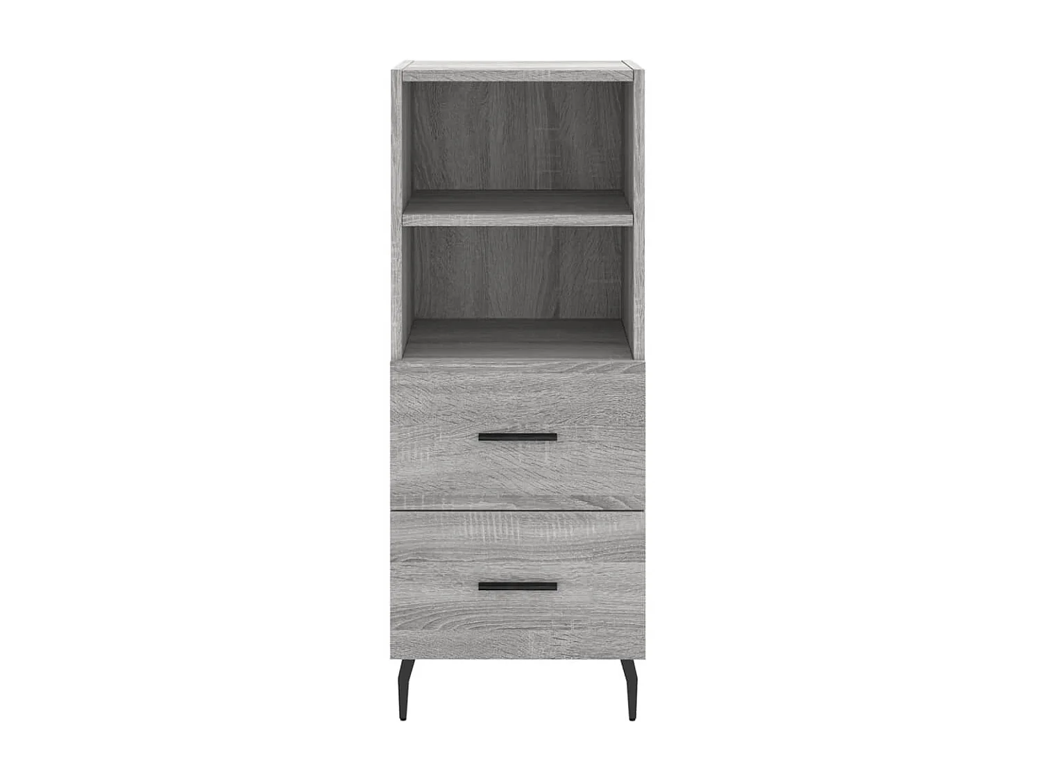 Sideboard Grau Sonoma - Lowboard 34,5x34x90 cm Holzwerkstoff -RM56849