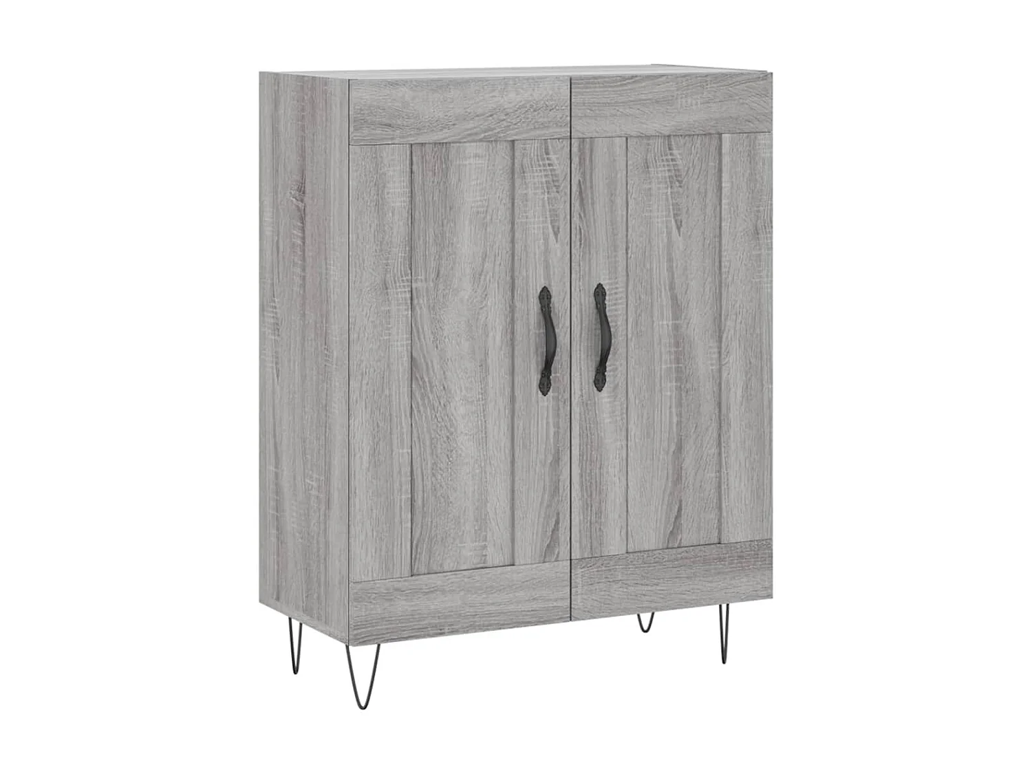 Sideboard Grau Sonoma - Lowboard 69,5x34x90 cm Holzwerkstoff -RM18832