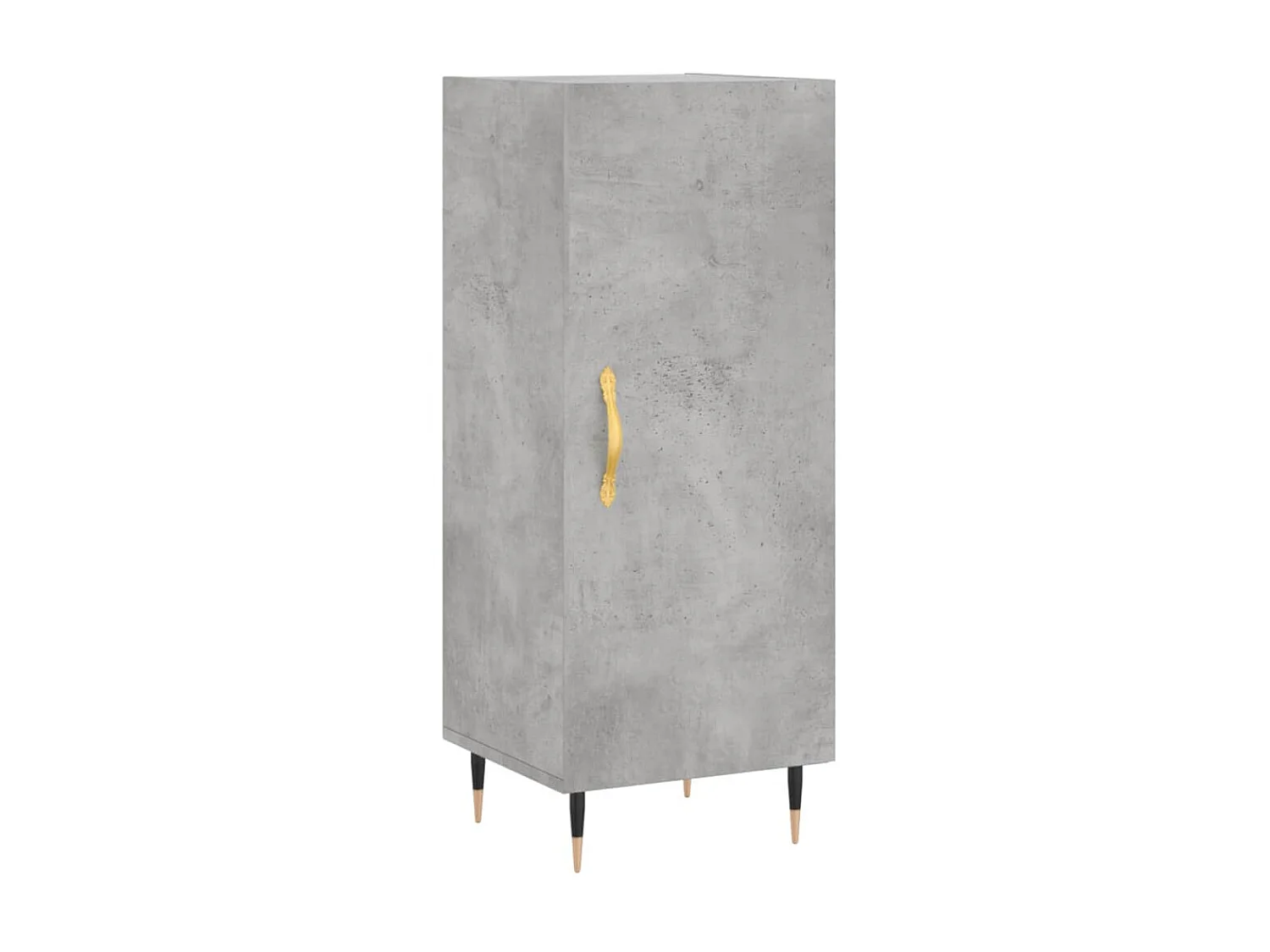 Sideboard Lowboard - Betongrau 34,5x34x90 cm Holzwerkstoff -RM27123