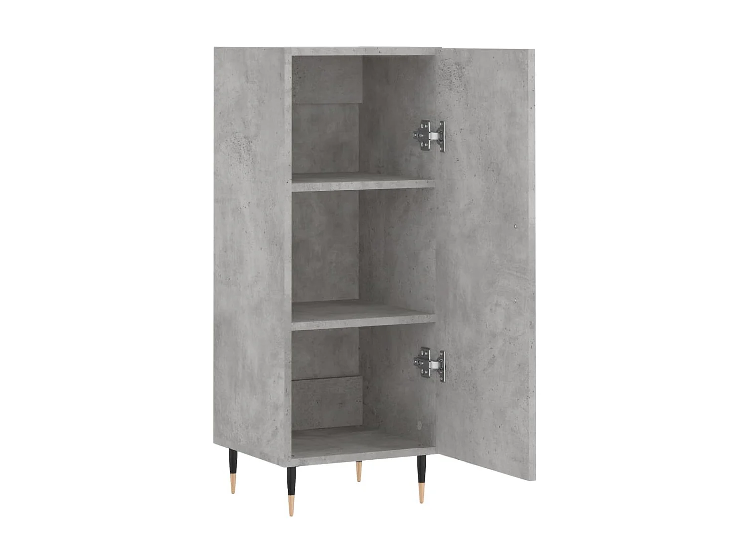 Sideboard Lowboard - Betongrau 34,5x34x90 cm Holzwerkstoff -RM27123