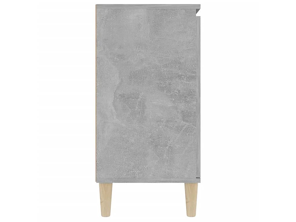 Sideboard Lowboard - Betongrau 103,5x35x70 cm Holzwerkstoff -RM88632
