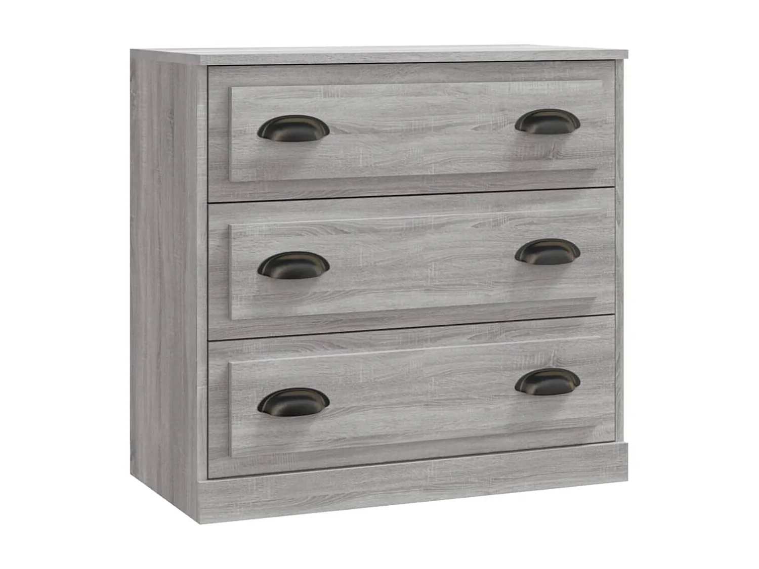 Sideboards Grau im 3er-Set Anrichten Sonoma Holzwerkstoff -RM42832