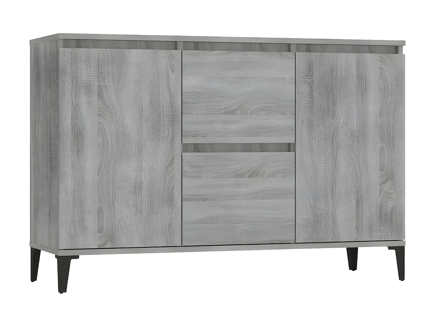 Sideboard Grau Sonoma - Lowboard 104x35x70 cm Holzwerkstoff -RM82608