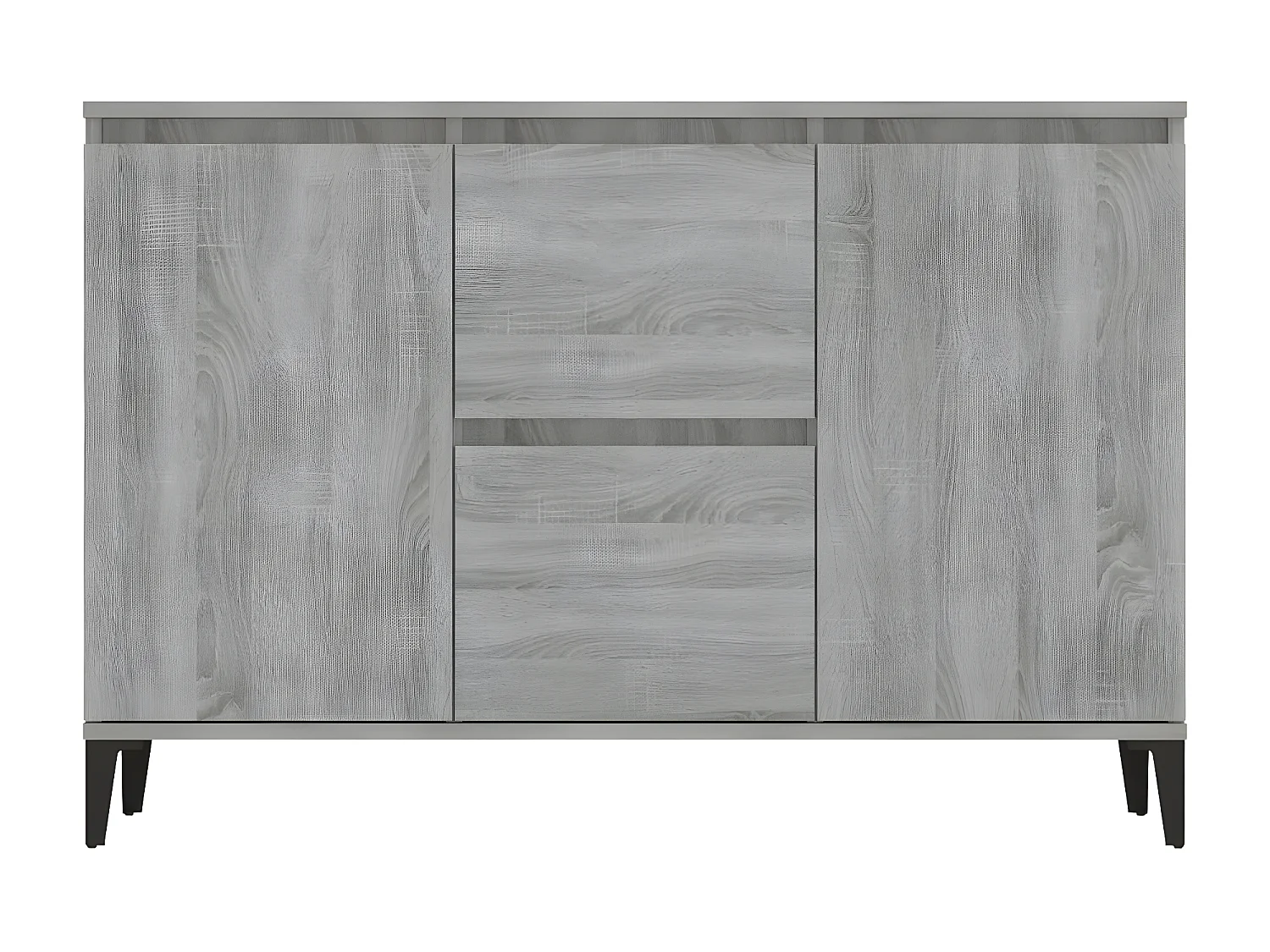 Sideboard Grau Sonoma - Lowboard 104x35x70 cm Holzwerkstoff -RM82608