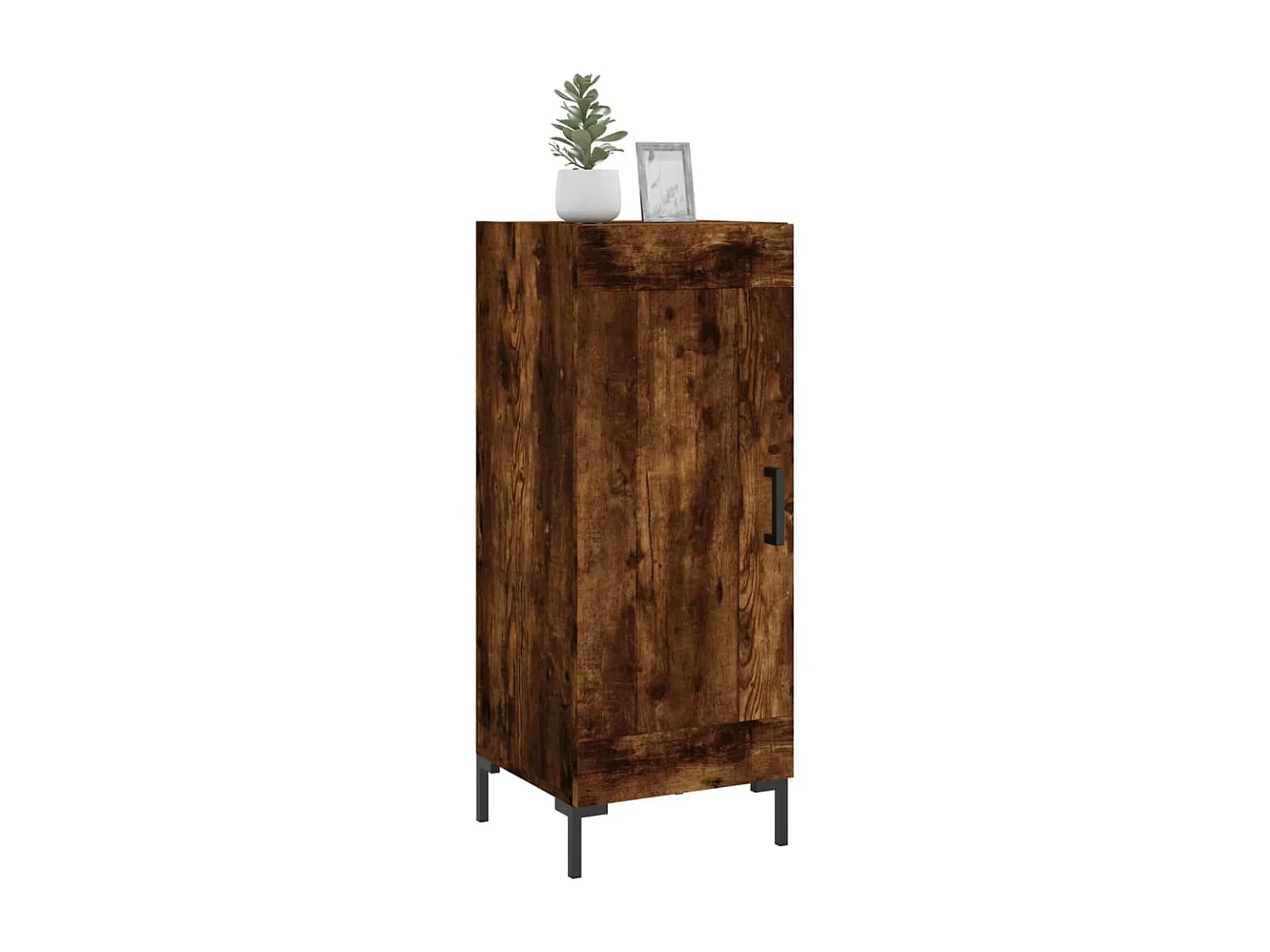 Sideboard Anrichte Räuchereiche 34,5x34x90 cm Holzwerkstoff -RM11113