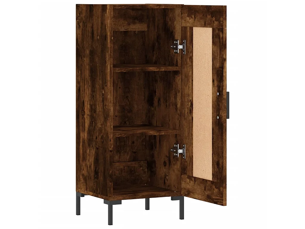 Sideboard Anrichte Räuchereiche 34,5x34x90 cm Holzwerkstoff -RM11113