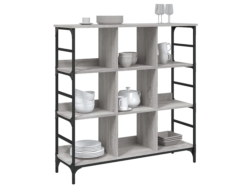 Sideboard Grau Sonoma - Lowboard 102x32x103,5 cm Holzwerkstoff -RM91024