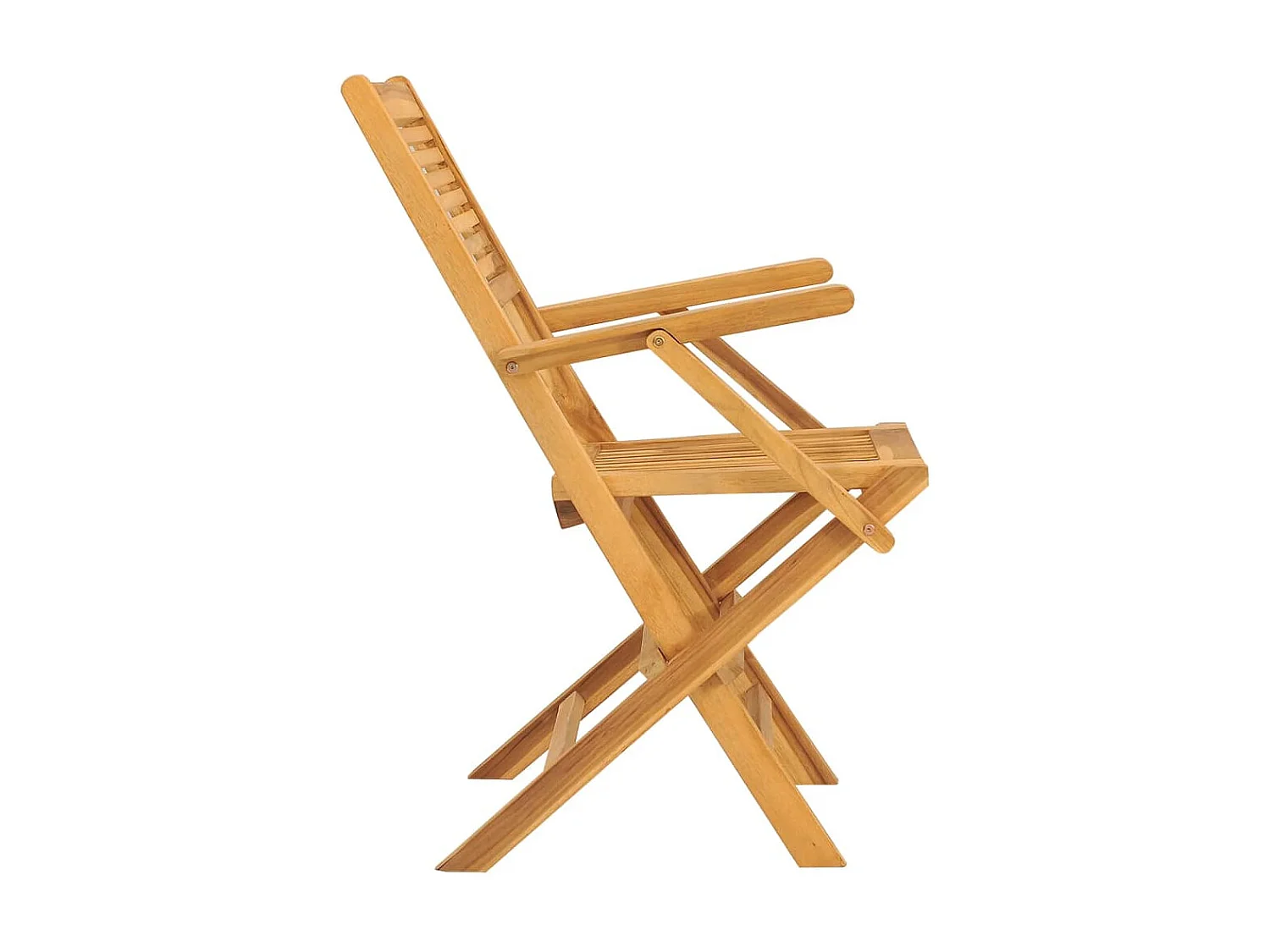 Chaises de jardin pliantes 2 pcs 55x62x90 cm bois massif teck SEF41785