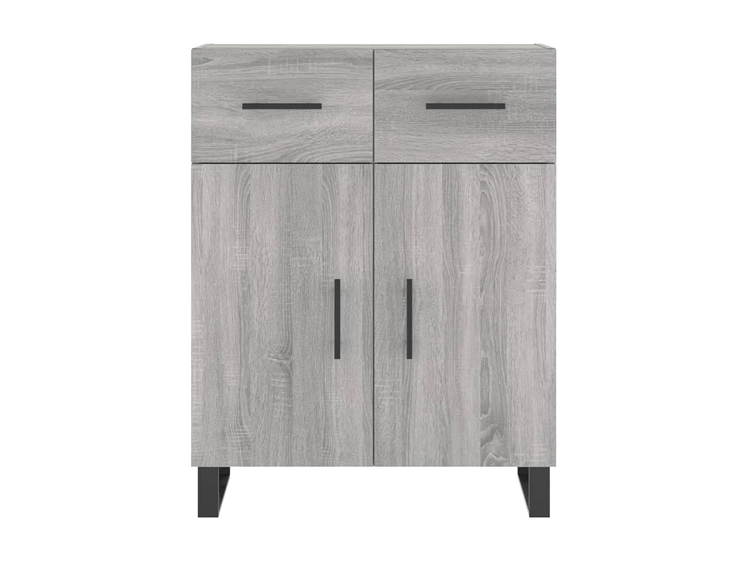 Sideboard Grau Sonoma - Lowboard 69,5x34x90 cm Holzwerkstoff -RM89467