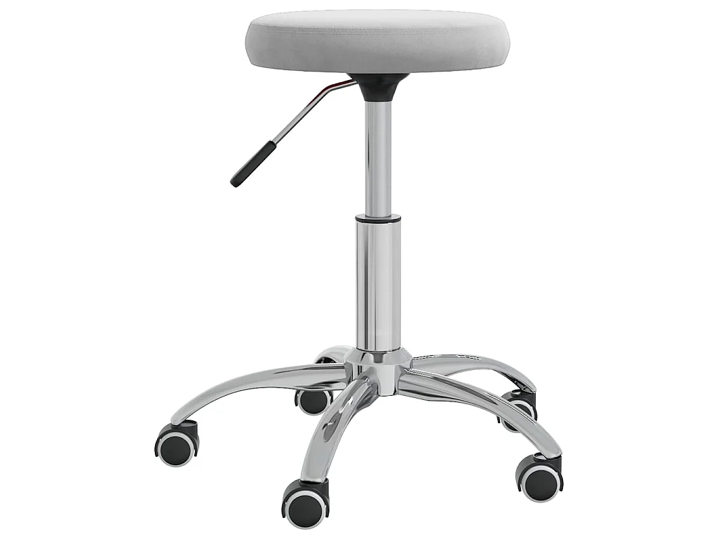 Tabouret de massage Velours Gris clair SEF64023