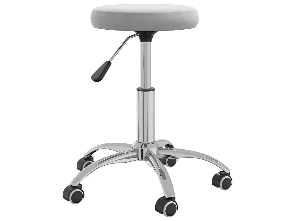 Tabouret de massage Velours Gris clair SEF64023