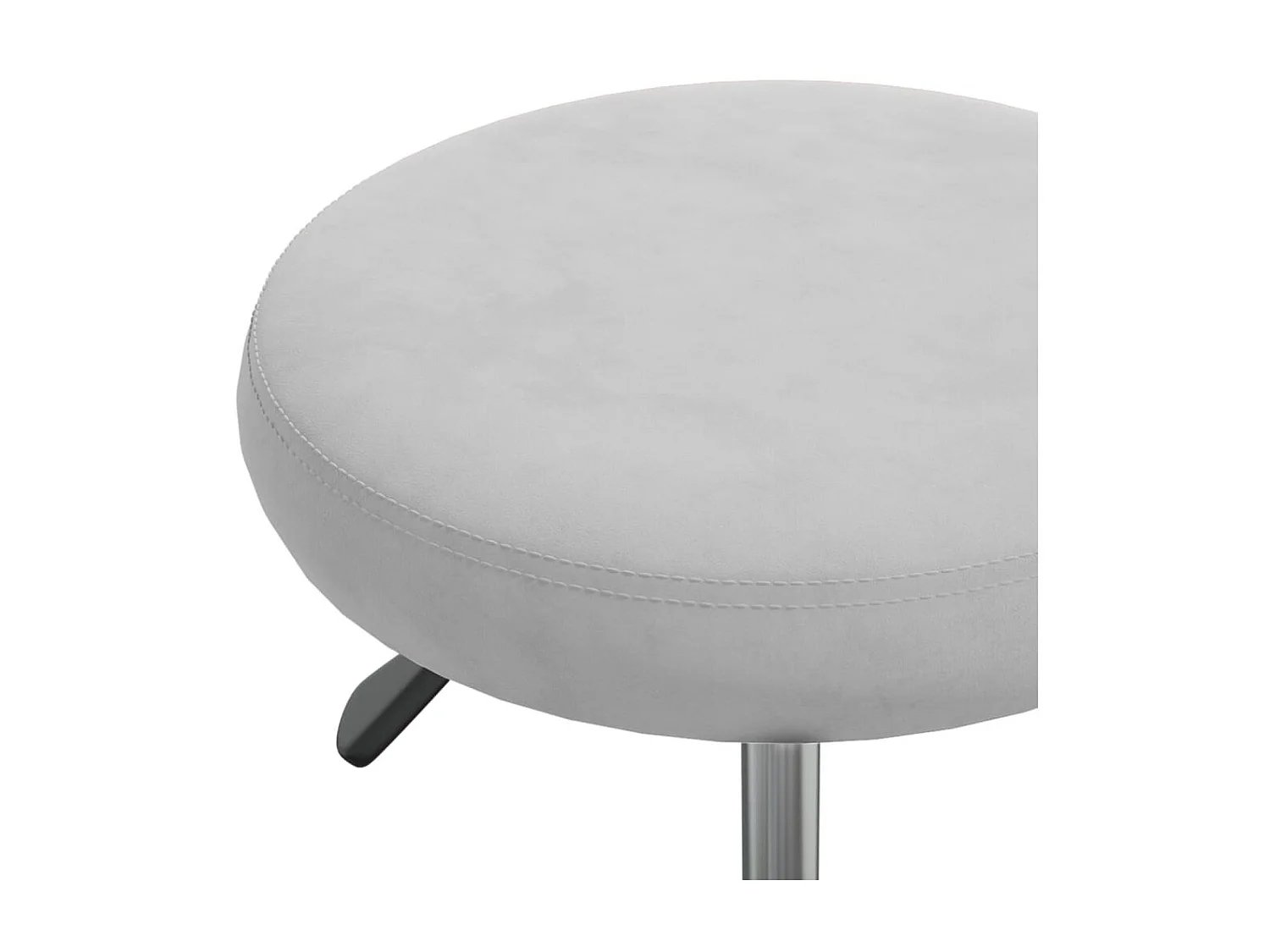 Tabouret de massage Velours Gris clair SEF64023