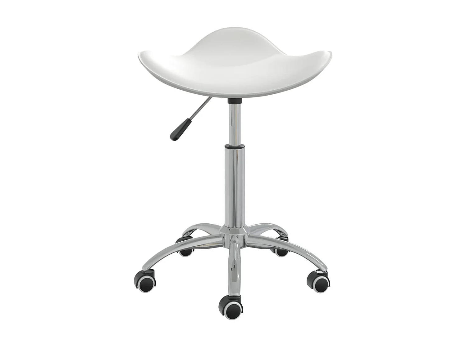 Tabouret de bureau Blanc Similicuir SEF91324