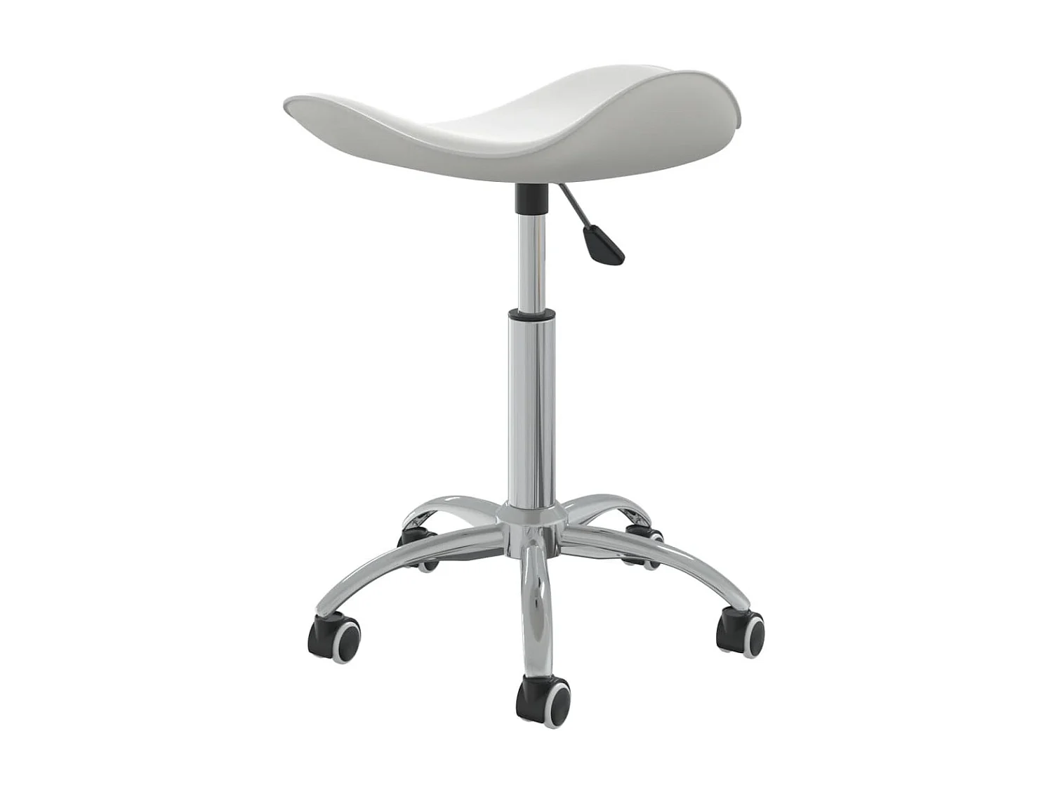 Tabouret de bureau Blanc Similicuir SEF91324