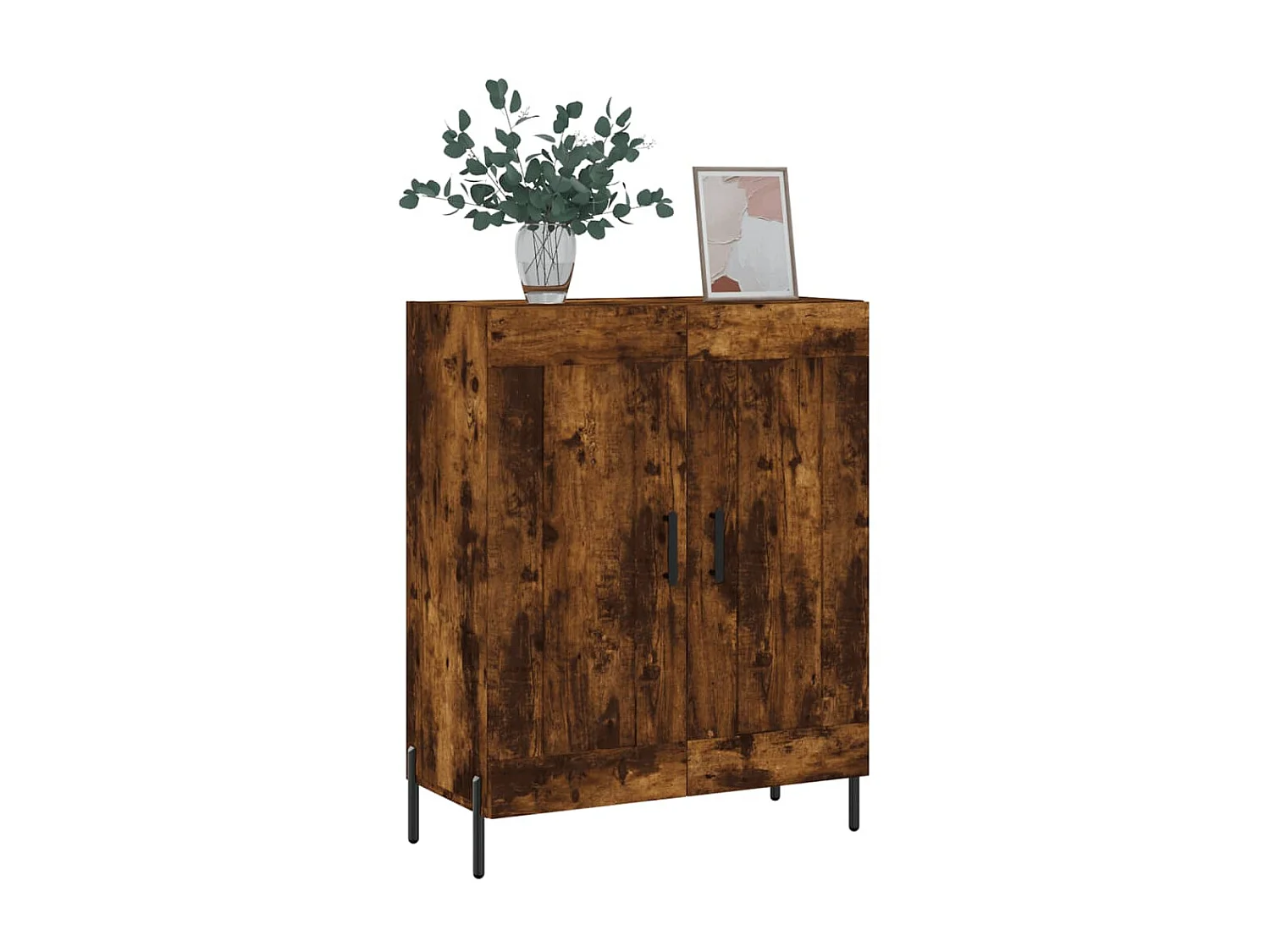Sideboard Anrichte Räuchereiche 69,5x34x90 cm Holzwerkstoff -RM79723