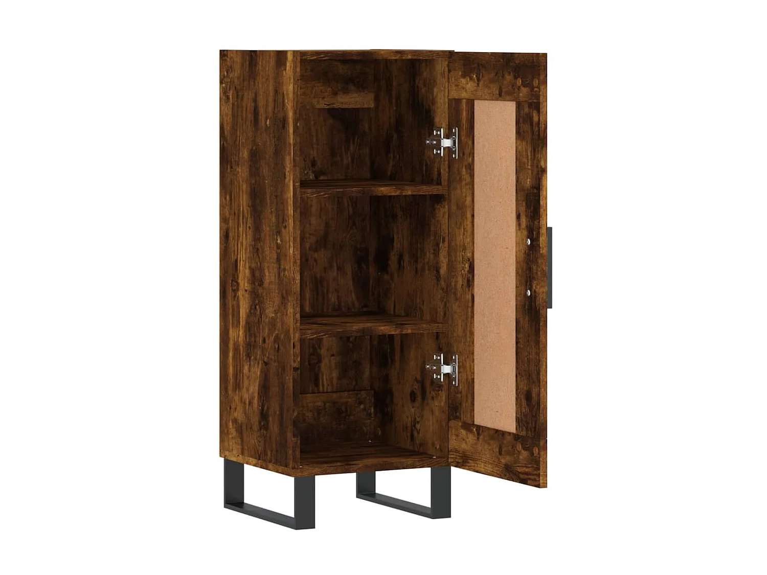 Sideboard Anrichte Räuchereiche 34,5x34x90 cm Holzwerkstoff -RM75322