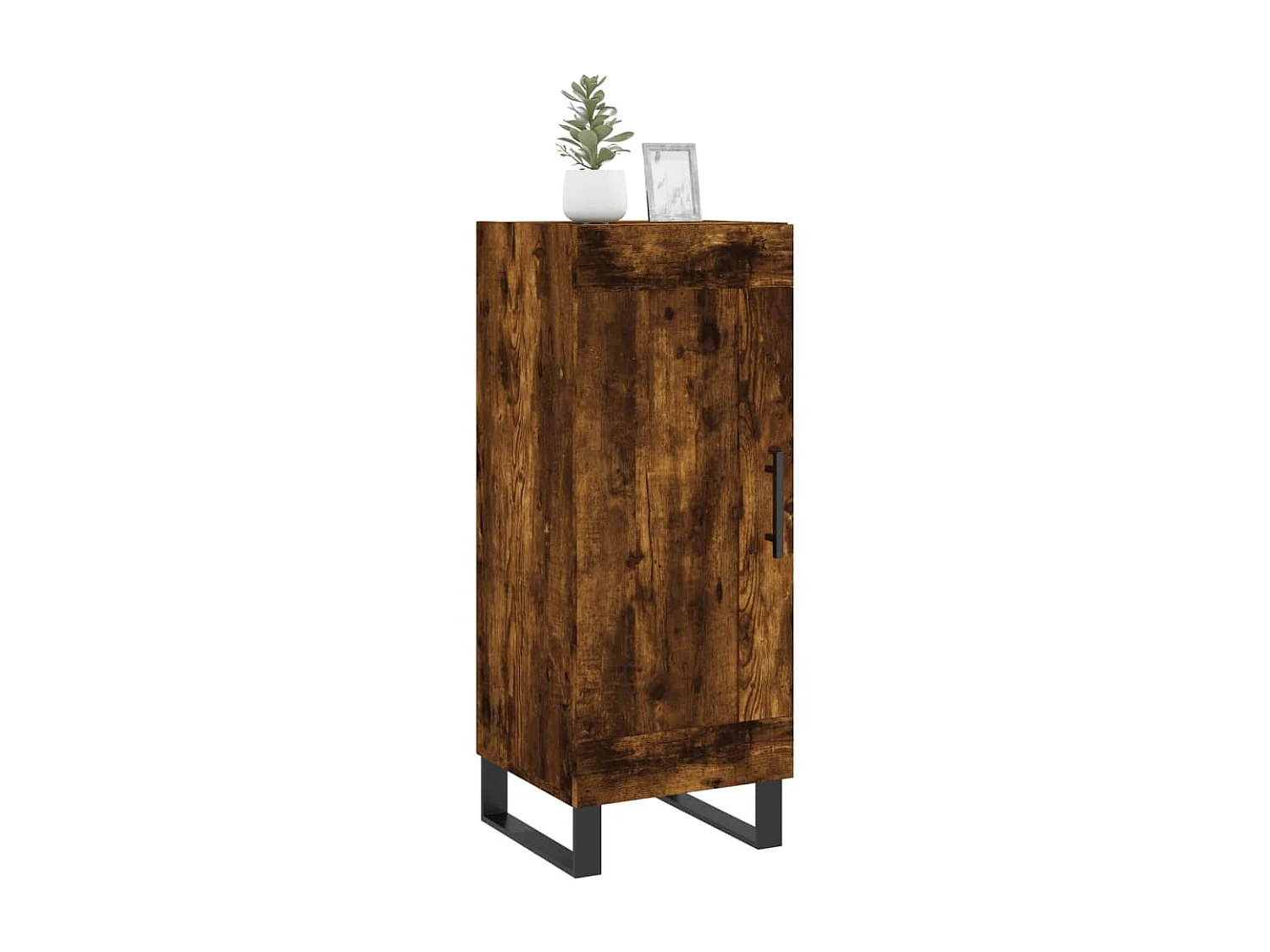 Sideboard Anrichte Räuchereiche 34,5x34x90 cm Holzwerkstoff -RM75322