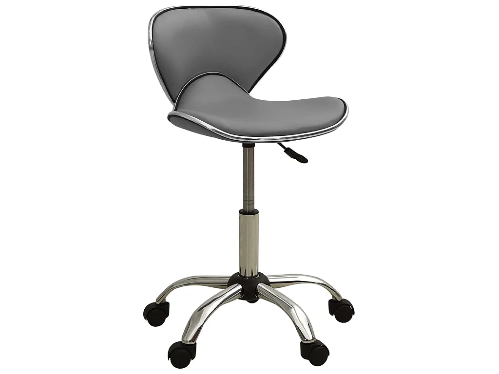 Tabouret de bureau Gris Similicuir SEF40068