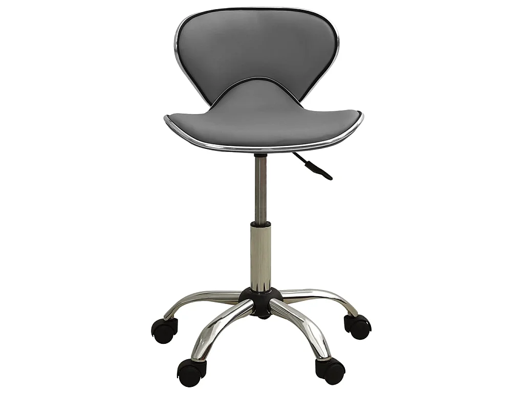 Tabouret de bureau Gris Similicuir SEF40068