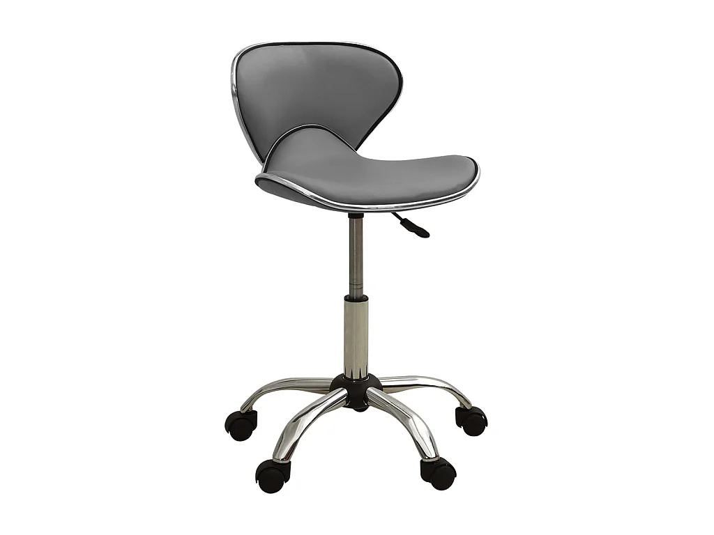 Tabouret de bureau Gris Similicuir SEF40068