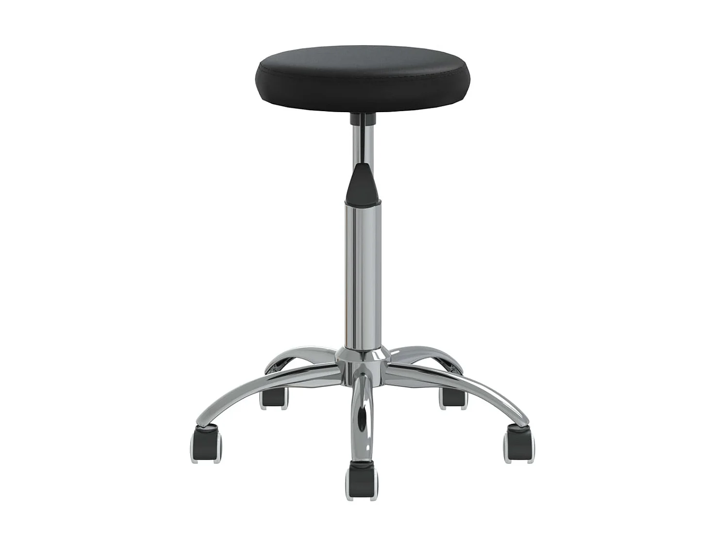 Taburete de masaje cuero sintético negro ES874563