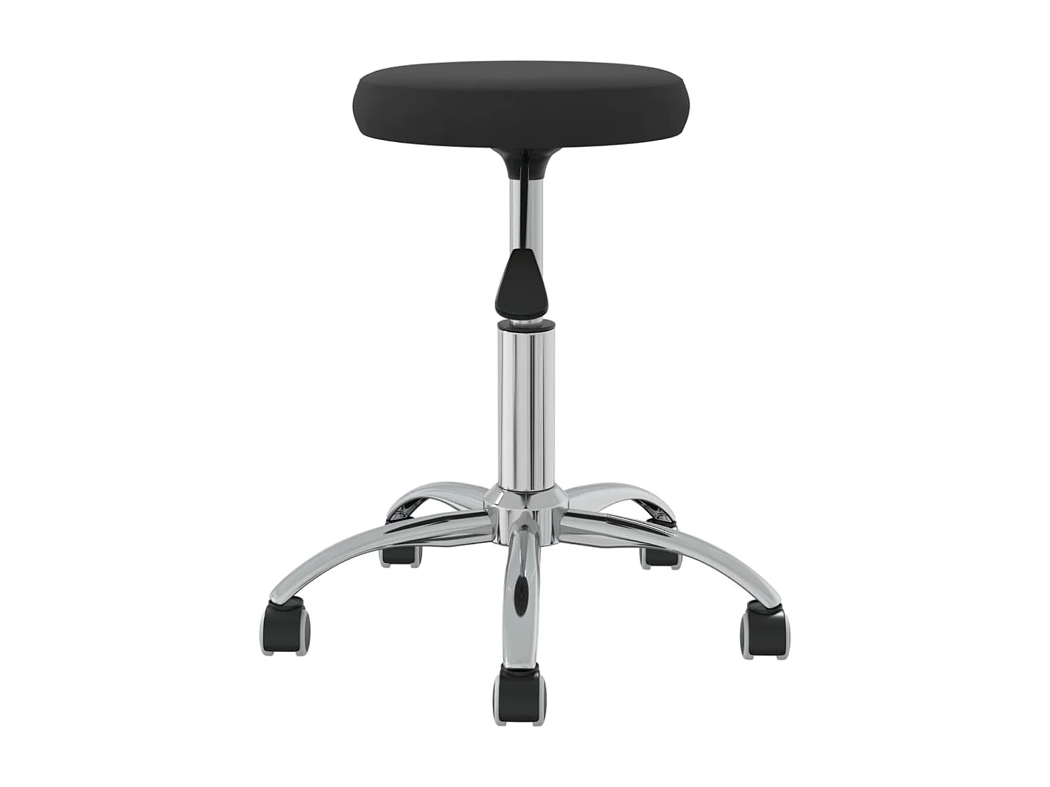 Tabouret de massage Velours Noir SEF92113