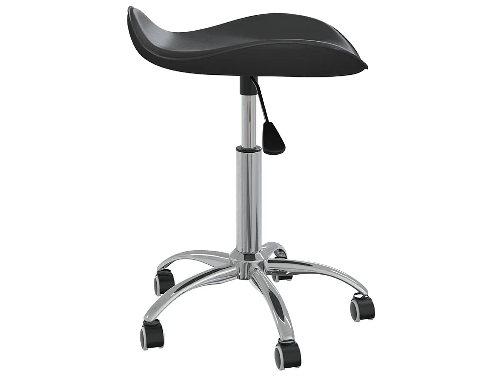 Tabouret de bureau Noir Similicuir SEF64144