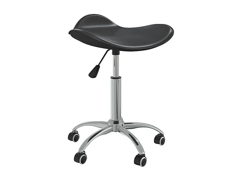 Tabouret de bureau Noir Similicuir SEF64144