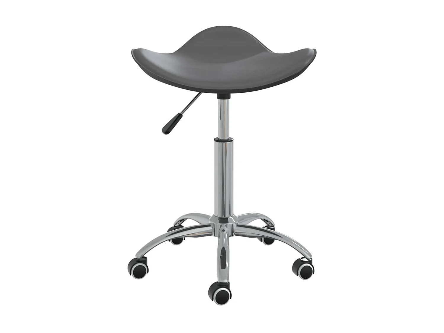 Tabouret de bureau Gris Similicuir SEF85075