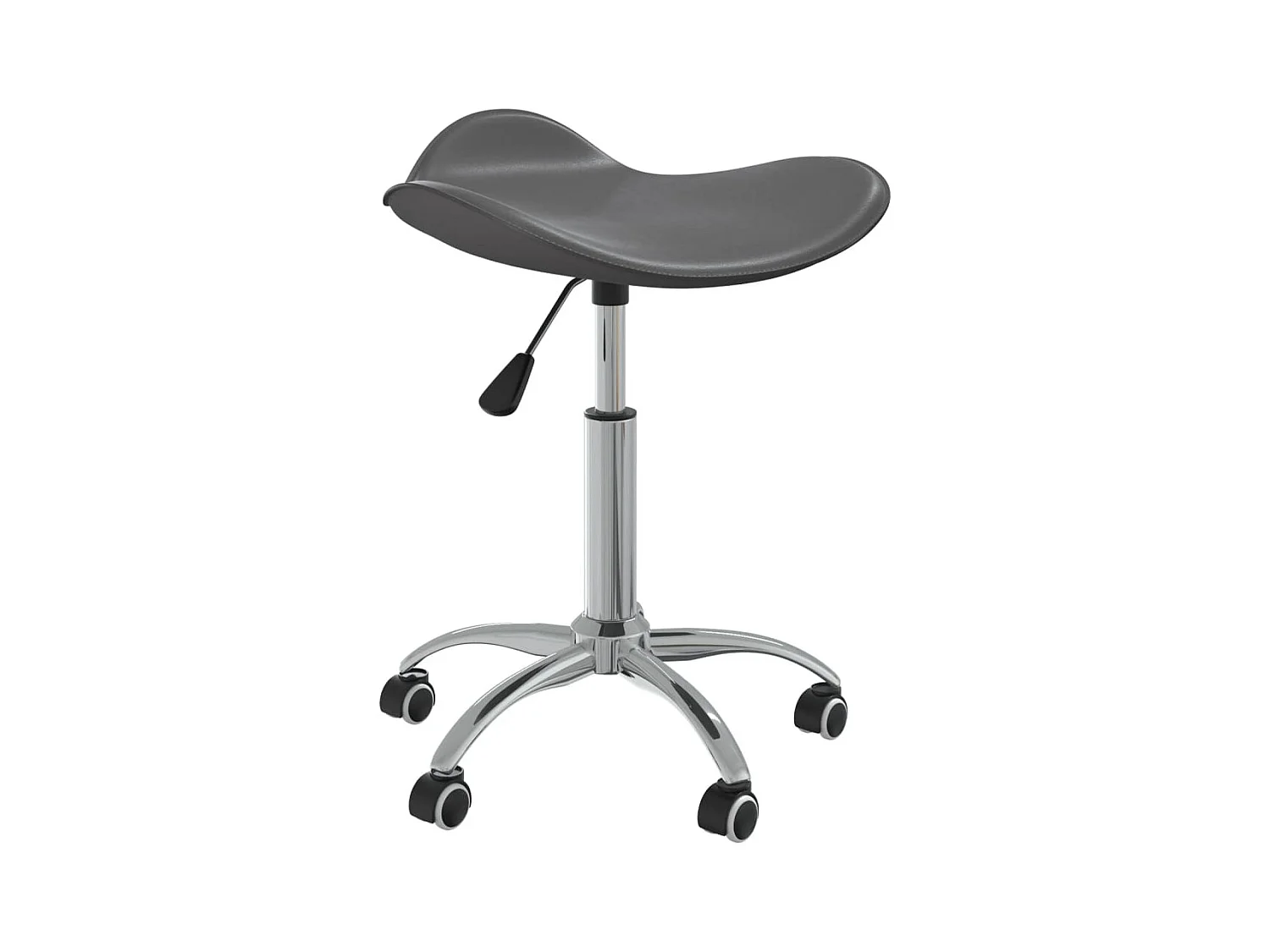 Tabouret de bureau Gris Similicuir SEF85075